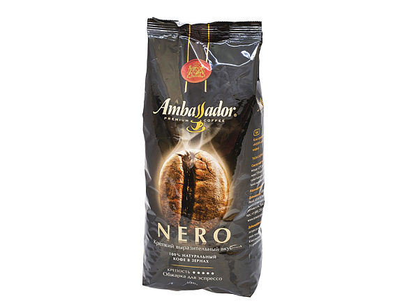 Кофе зерновой AMBASSADOR NERO 1кг