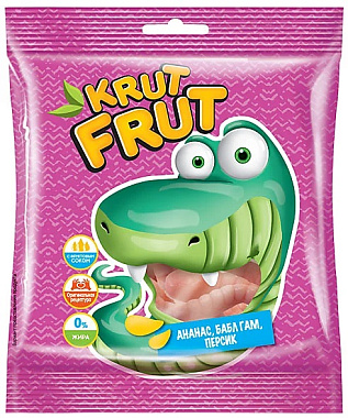 Мармелад жевательный КРУТФРУТ ЧЕРВЯЧКИ 70гр