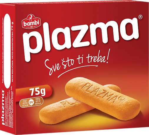 Печенье бисквитное ПЛАЗМА 75гр