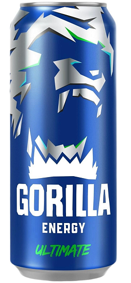 Напиток энергетический GORILLA ULTIMATE Ж/Б 450мл