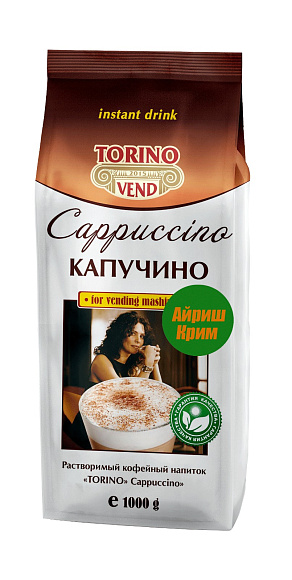 Напиток кофейный TORINO КАПУЧИНО АЙРИШ КРИМ 1кг