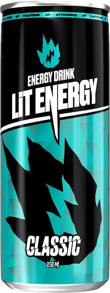 Напиток энергетический ЛИТ ЭНЕРДЖИ КЛАССИКА 250мл 24шт/уп [84]