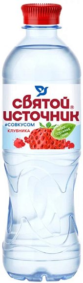 Вода негазированная СВЯТОЙ ИСТОЧНИК КЛУБНИКА 500мл 