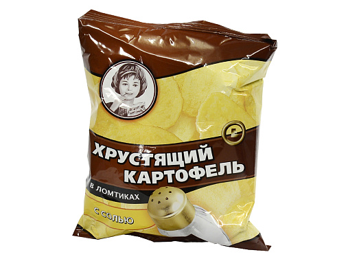 Чипсы картофельные ХРУСТЯЩИЙ КАРТОФЕЛЬ С СОЛЬЮ 40гр