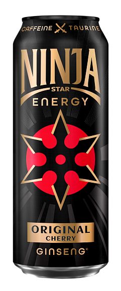 Напиток энергетический Ninja Star Energy Original Cherry 450мл