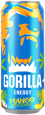 Напиток энергетический GORILLA МАНГО КОКОС 450мл