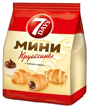 Круассаны 7 ДЭЙС КАКАО 105гр