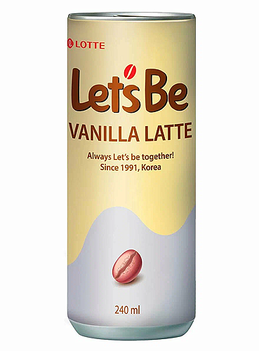 Напиток кофейный LETS BE LOTTE ВАНИЛЬНЫЙ ЛАТТЕ 240мл