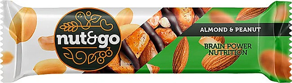 Батончик злаковый «NUTNGO» МИНДАЛЬ АРАХИС 36гр