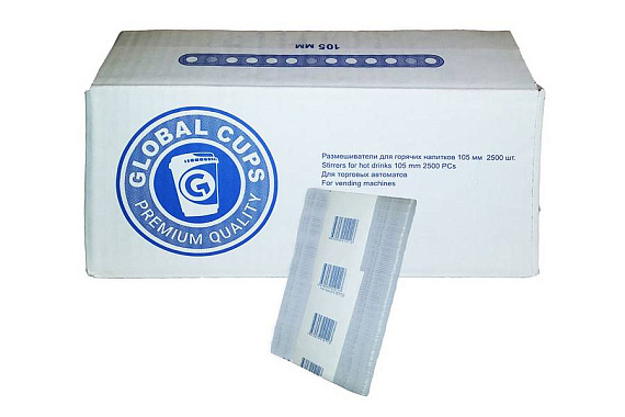 Палочки размешиватели GLOBALCUPS 105мм