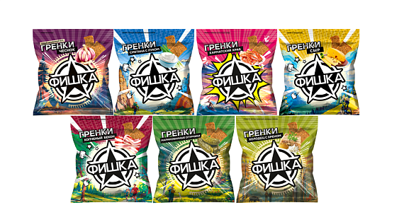 Сухарики ФИШКА АССОРТИ 40гр