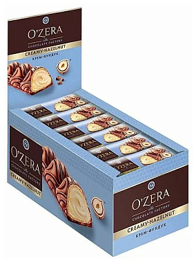 Батончик OZERA сливочно-ореховый 23гр 24шт\уп [6]