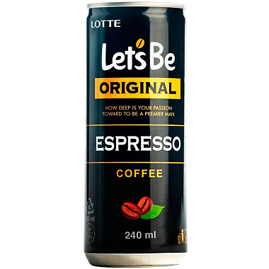 Напиток кофейный LETS BE LOTTE ЭСПРЕССО 240мл