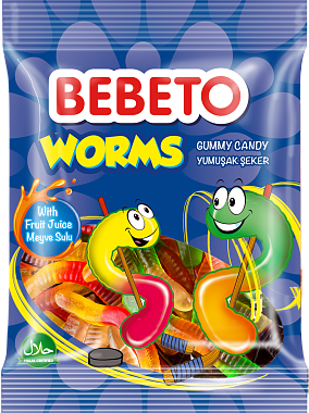 Мармелад жевательный БЕБЕТО ЧЕРВЯЧКИ 70гр