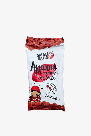 Арахис SNACK STYLE В ХРУСТЯЩЕЙ КОРОЧКЕ БЕКОН 60гр