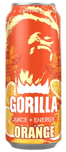 Напиток энергетический GORILLA АПЕЛЬСИН 450мл 
