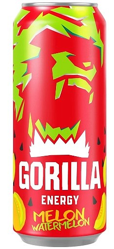 Напиток энергетический GORILLA АРБУЗ ДЫНЯ 450мл