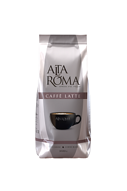 Кофе зерновой АЛМАФУД ALTA ROMA CAFFÈ LATTE 1кг