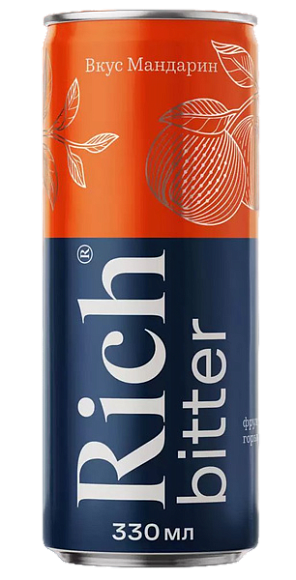 Напиток газированный РИЧ БИТТЕР МАНДАРИН СС 330мл