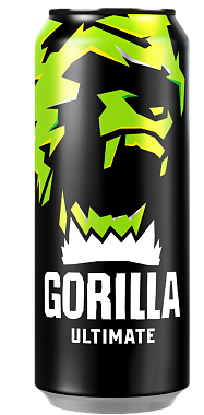 Напиток газированный GORILLA ULTIMATE Ж/Б 450мл 
