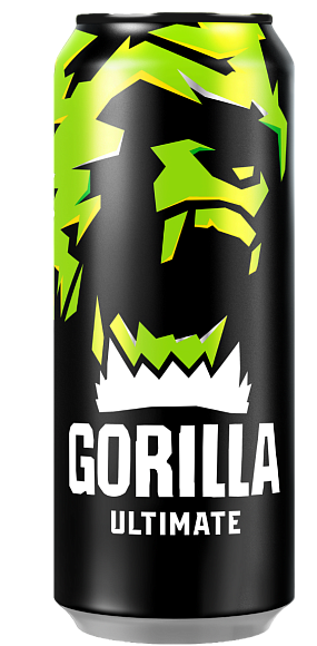 Напиток газированный GORILLA ULTIMATE Ж/Б 450мл 