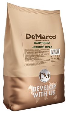 Напиток кофейный DEMARCO КАПУЧИНО ЛЕСНОЙ ОРЕХ 1кг