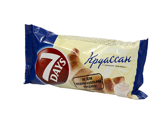 Круассаны 7 ДЭЙС 3+1 ВАНИЛЬ 65гр