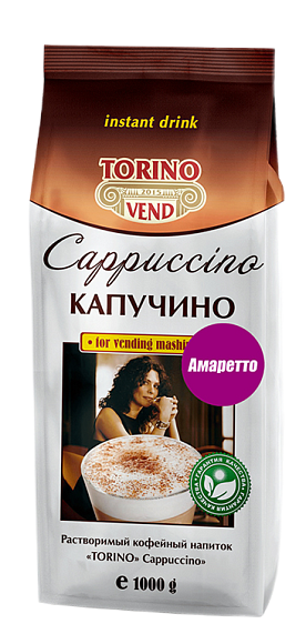 Напиток кофейный TORINO КАПУЧИНО АМАРЕТТО 1кг