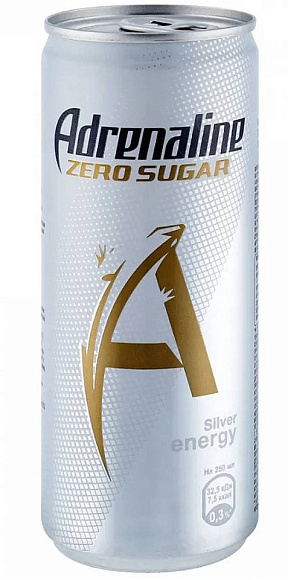 Напиток энергетический АДРЕНАЛИН РАШ БЕЗ САХАРА 449мл 12шт/уп [152]