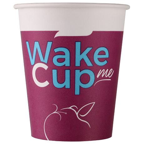 Стакан бумажный WakeMeCup 165 (195)мл d70