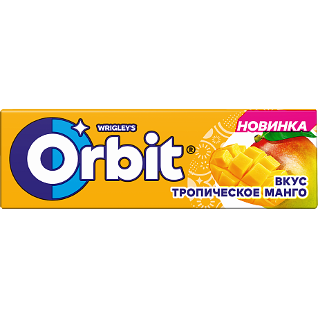 Резинка жевательная ОРБИТ МАНГО 13,6гр